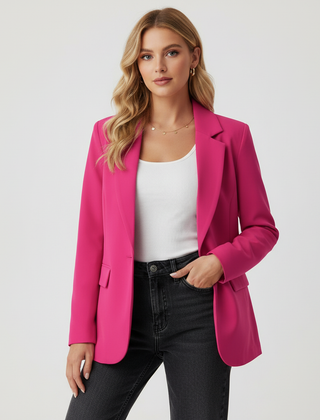 Women's Elegant Fitted Blazer | Classy Lightweight Office Jacket 5
