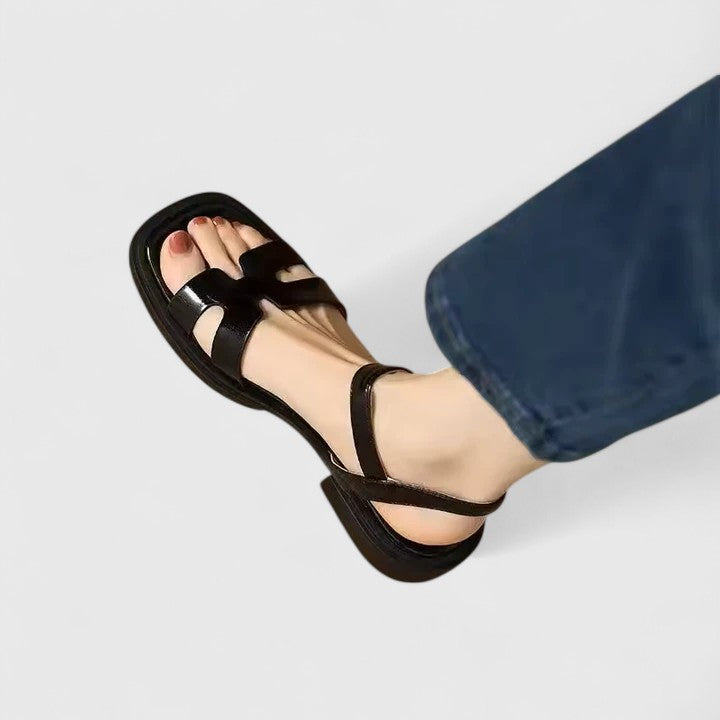 Women's Elegant Flat Sandals | Chic Minimalist Summer Footwear 0