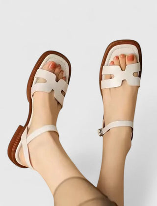 Women's Elegant Flat Sandals | Chic Minimalist Summer Footwear 1