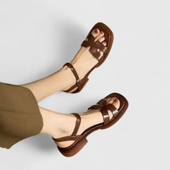 Women's Elegant Flat Sandals | Chic Minimalist Summer Footwear 2