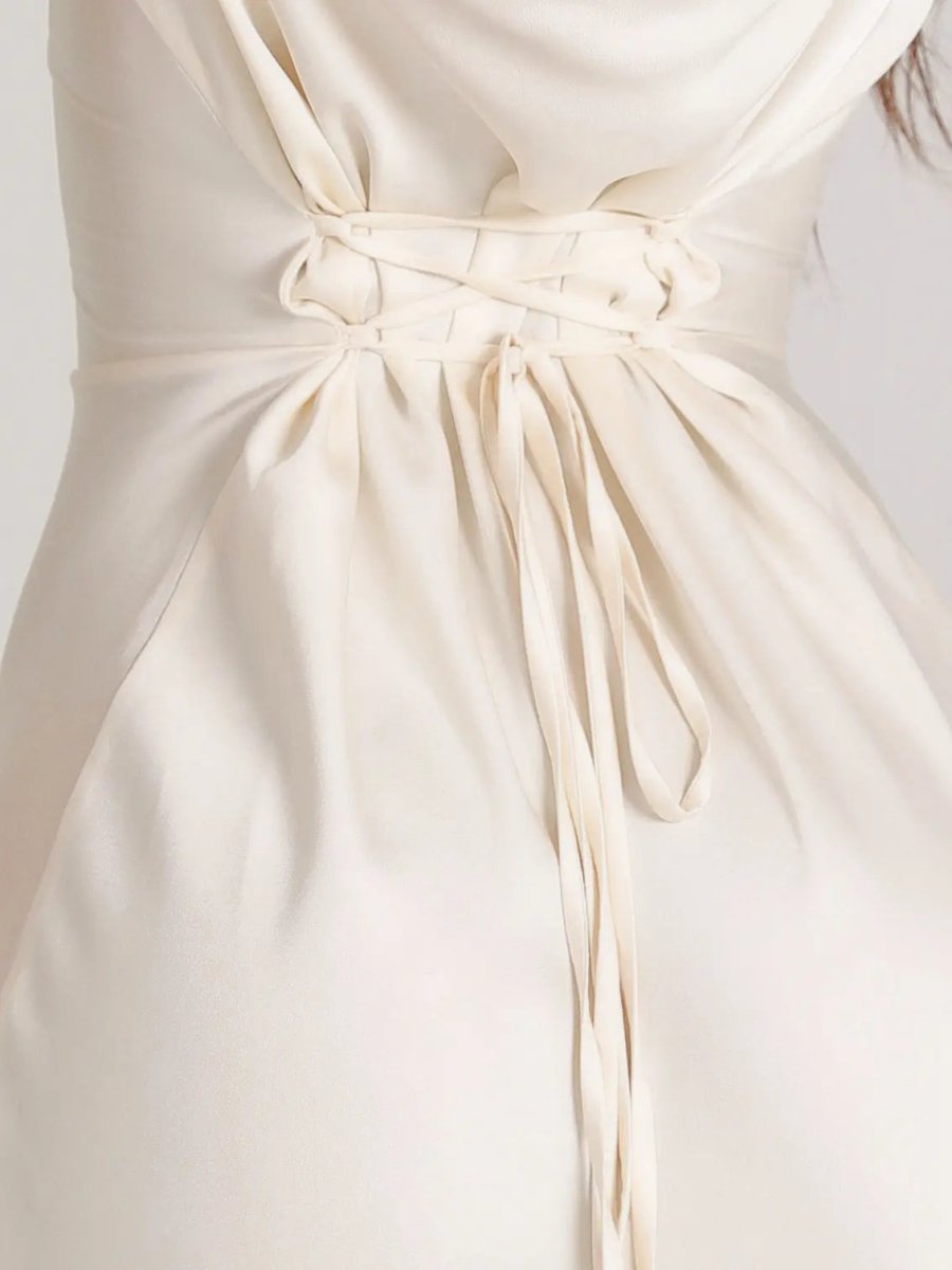 Women's Elegant Flowing Maxi Dress | Timeless Long Sleeve Formal Gown 7