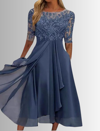 Women's Elegant Lace Dress | Timeless Cocktail Dress for Special Occasions 0
