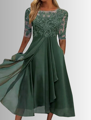 Women's Elegant Lace Dress | Timeless Cocktail Dress for Special Occasions 3
