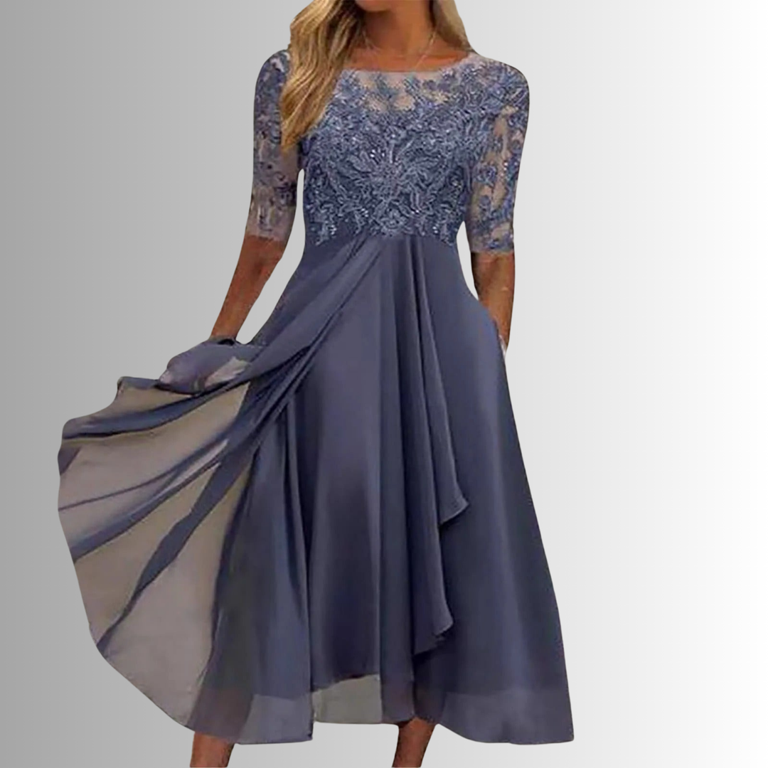 Women's Elegant Lace Dress | Timeless Cocktail Dress for Special Occasions 4