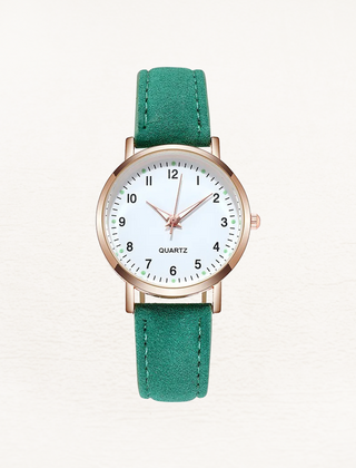 Women's Elegant Leather Watch | Rose Gold Minimalist Timepiece 10