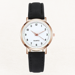 Women's Elegant Leather Watch | Rose Gold Minimalist Timepiece 13