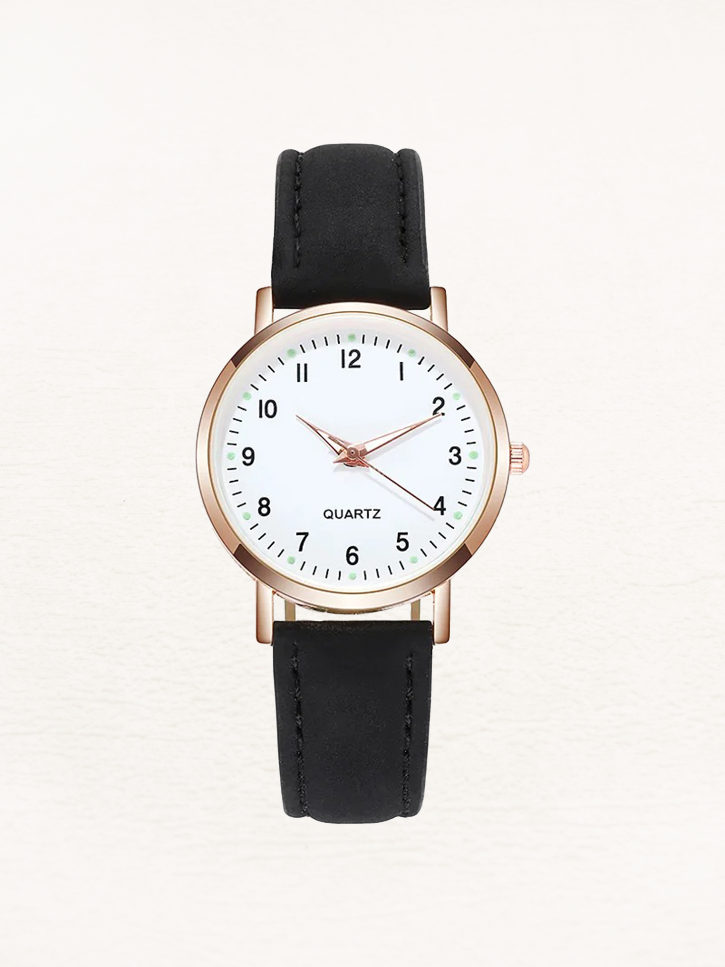 Women's Elegant Leather Watch | Rose Gold Minimalist Timepiece 13