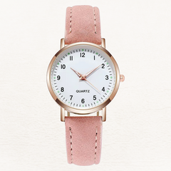 Women's Elegant Leather Watch | Rose Gold Minimalist Timepiece 9