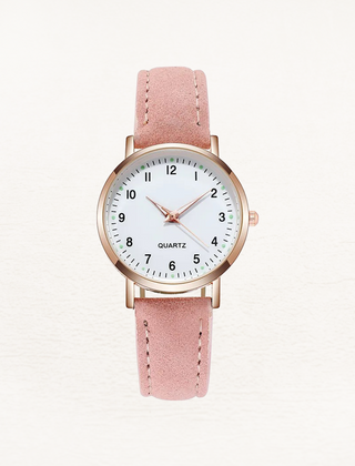 Women's Elegant Leather Watch | Rose Gold Minimalist Timepiece 9