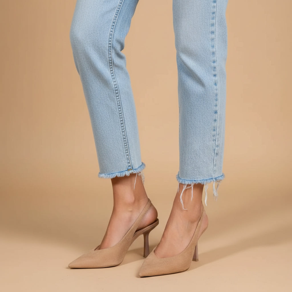 Women's Elegant Slingback Heels | Chic Open Black Pumps for All Occasions 0