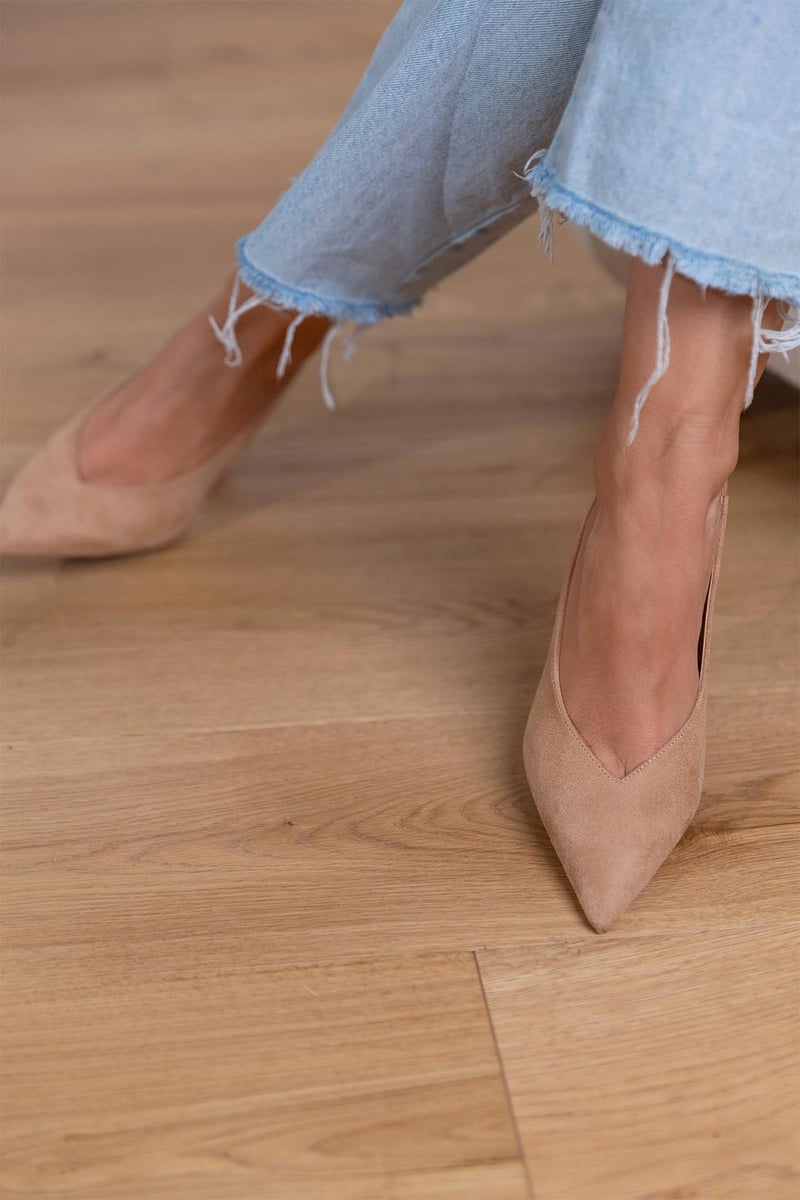 Women's Elegant Slingback Heels | Chic Open Black Pumps for All Occasions 5