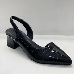 Women's Ergonomic Leather Slingback Heels | Elegant Pointed Toe Comfort Shoes 2