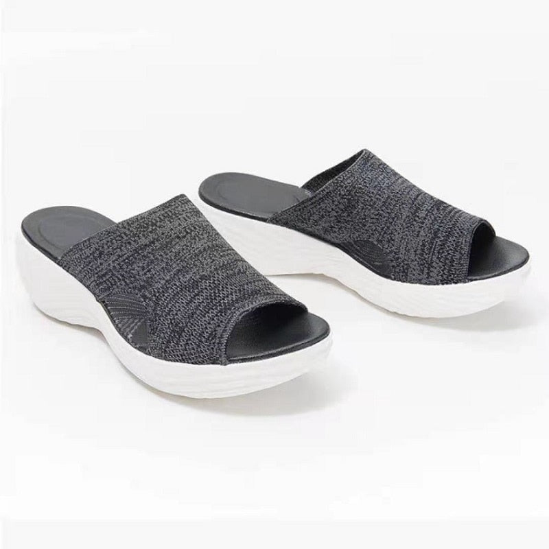 Women's Flexible Suede Sandals | Supportive Non-Slip Everyday Footwear 0