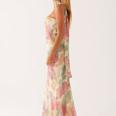 Women's Floral Maxi Dress | Elegant Sleeveless Summer Gown 2