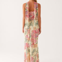 Women's Floral Maxi Dress | Elegant Sleeveless Summer Gown 3