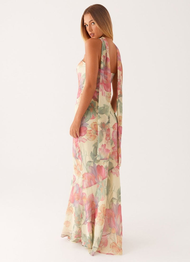Women's Floral Maxi Dress | Elegant Sleeveless Summer Gown 5