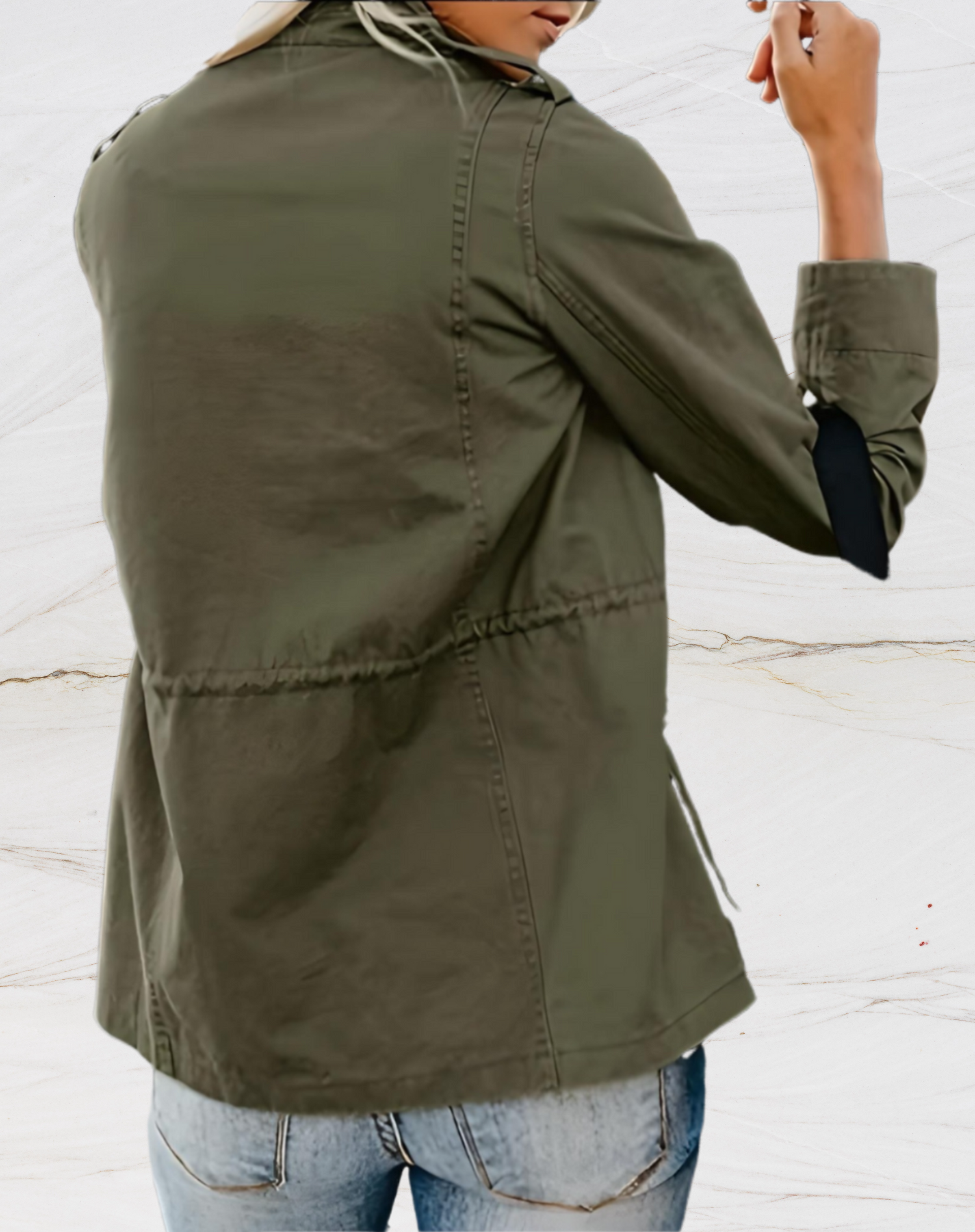 Women's Light Utility Jacket | Stylish Relaxed Fit Casual Outerwear 2