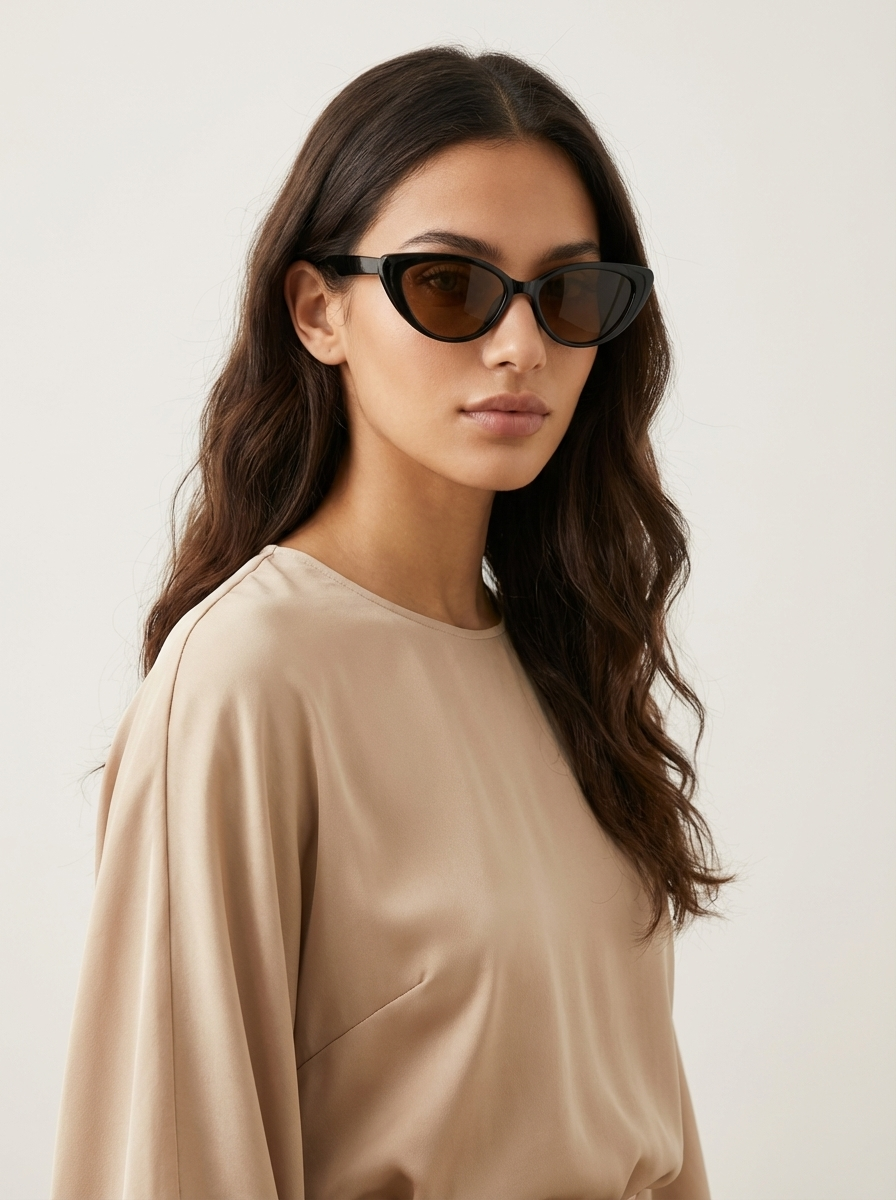 Women's Lightweight Cat Eye Sunglasses | Elegant Retro Fashion Accessory 3