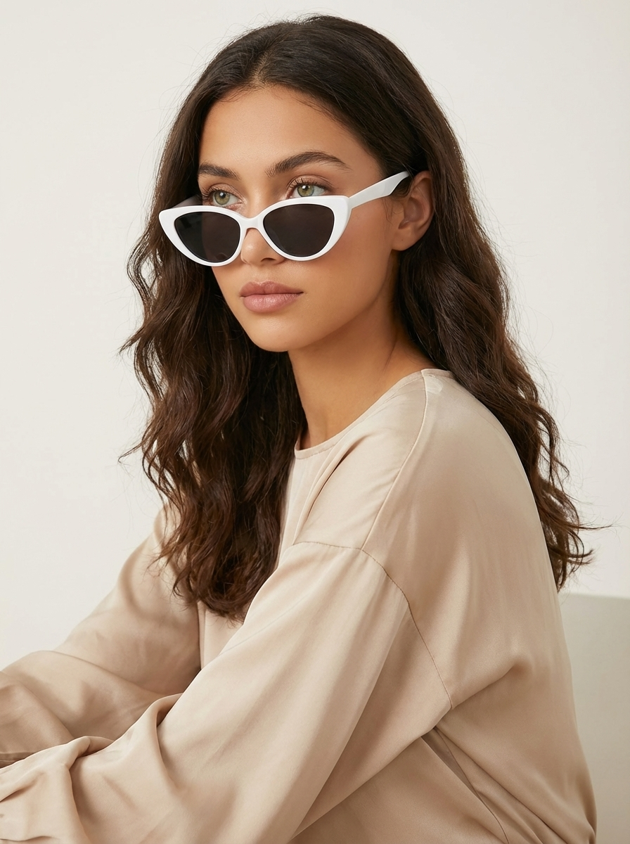 Women's Lightweight Cat Eye Sunglasses | Elegant Retro Fashion Accessory 7