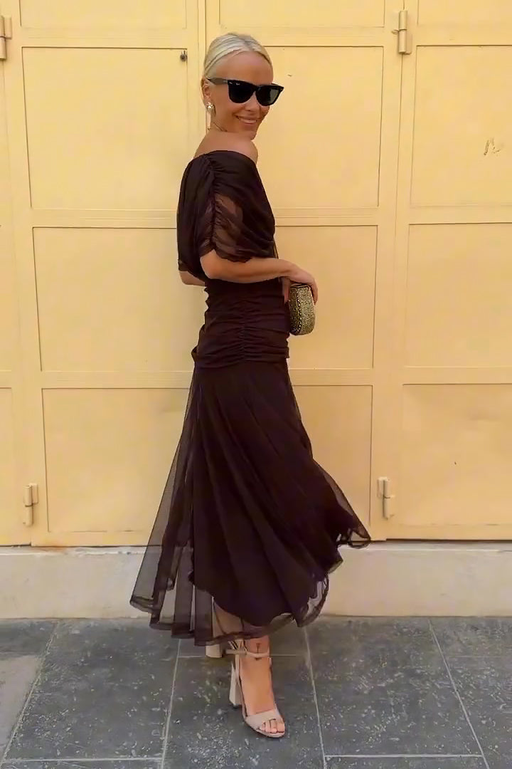 Women's Lightweight Chiffon Maxi Dress