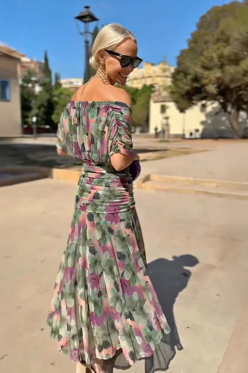 Women's Lightweight Chiffon Maxi Dress