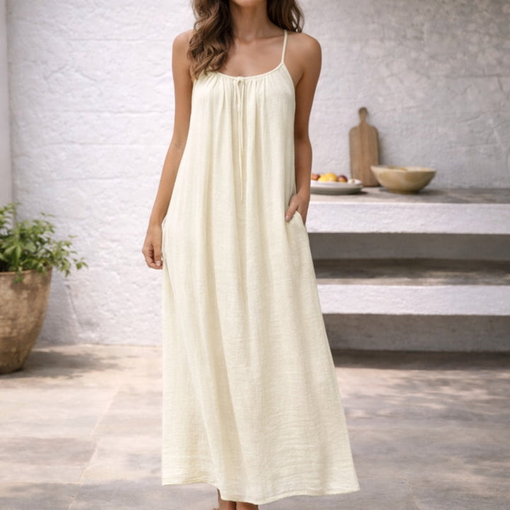Women's Lightweight Cotton Maxi Dress | Elegant Flowing Summer Beachwear 9