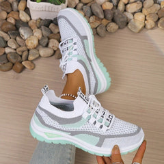 Women's Lightweight Fabric Sneakers | Sporty Comfortable Walking Shoes 1