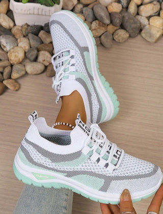 Women's Lightweight Fabric Sneakers | Sporty Comfortable Walking Shoes 1