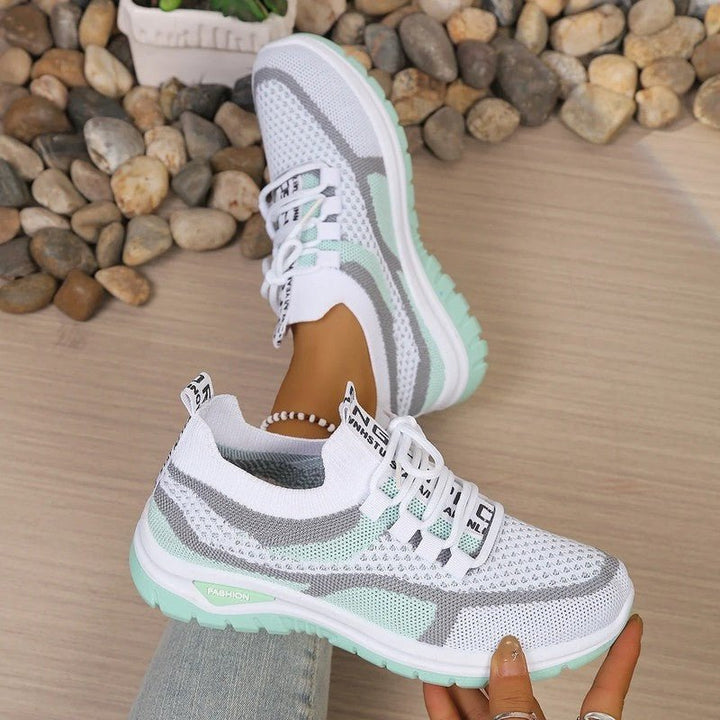 Women's Lightweight Fabric Sneakers | Sporty Comfortable Walking Shoes 1