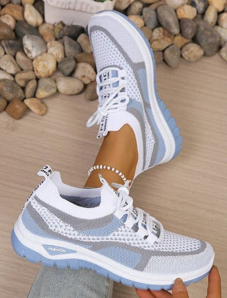 Women's Lightweight Fabric Sneakers | Sporty Comfortable Walking Shoes 2