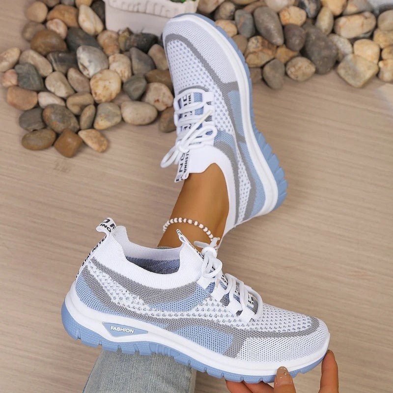 Women's Lightweight Fabric Sneakers | Sporty Comfortable Walking Shoes 2