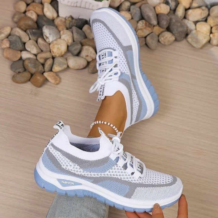 Women's Lightweight Fabric Sneakers | Sporty Comfortable Walking Shoes 2
