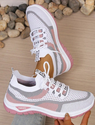 Women's Lightweight Fabric Sneakers | Sporty Comfortable Walking Shoes 3