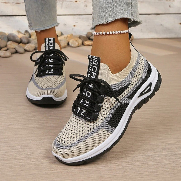 Women's Lightweight Fabric Sneakers | Sporty Comfortable Walking Shoes 4