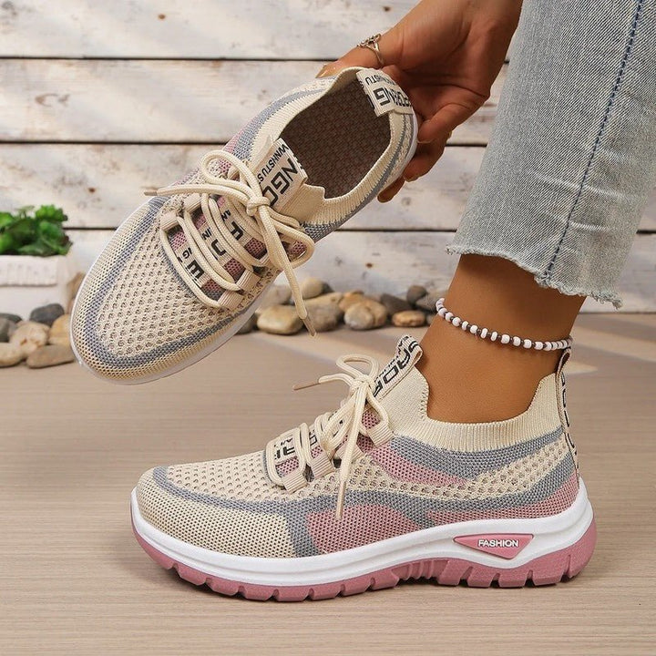 Women's Lightweight Fabric Sneakers | Sporty Comfortable Walking Shoes 5