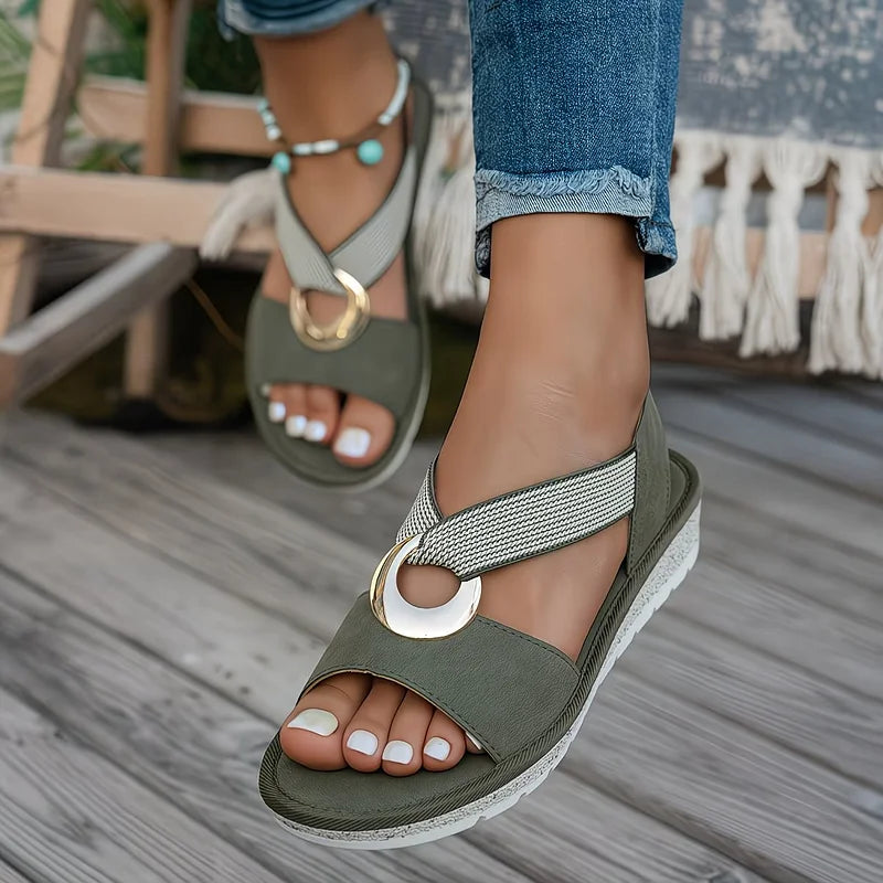 Women's Lightweight Flat Sandals | Elegant Casual Summer Footwear 5