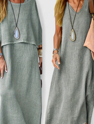 Women's Lightweight Layered Maxi Dress | Elegant Flowing Summer Style 2