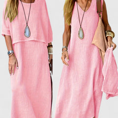 Women's Lightweight Layered Maxi Dress | Elegant Flowing Summer Style 3
