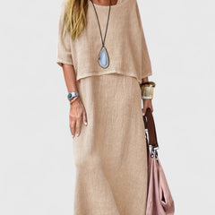 Women's Lightweight Layered Maxi Dress | Elegant Flowing Summer Style 4