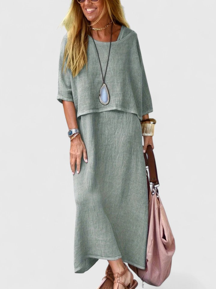 Women's Lightweight Layered Maxi Dress | Elegant Flowing Summer Style 5