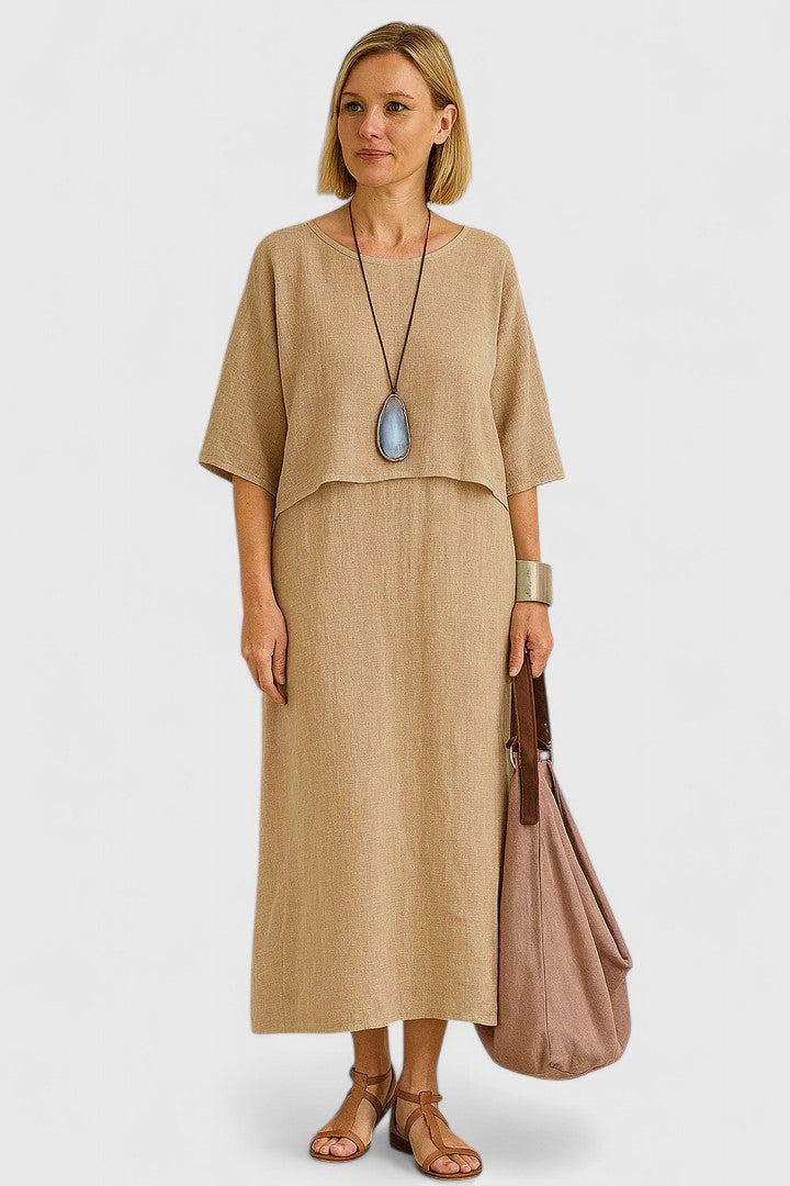 Women's Lightweight Layered Maxi Dress | Elegant Flowing Summer Style 6