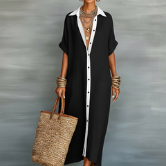 Women's Lightweight Linen Maxi Dress | Effortless Relaxed Fit Summer Style 2