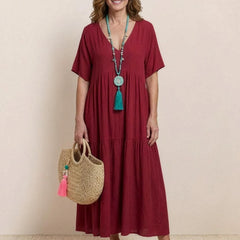 Women's Lightweight Tiered Maxi Dress | Elegant Relaxed Summer Style 5