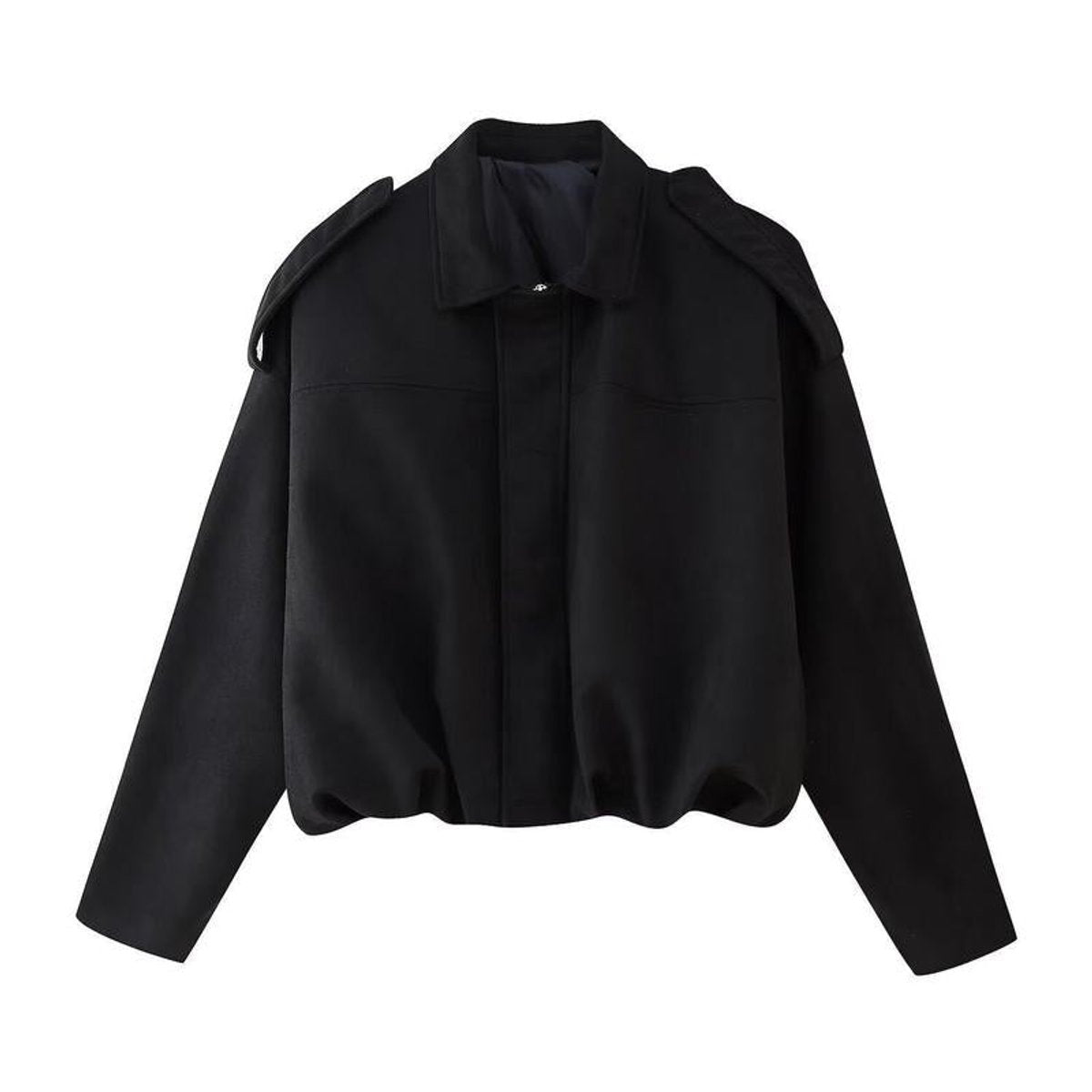 Women's Luxurious Faux Suede Bomber Jacket | Vintage-Inspired Oversized Outerwear 3