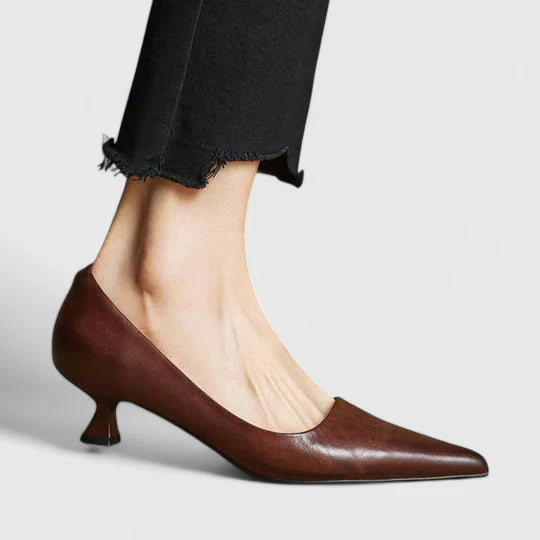 Women's Orthopedic Leather Heels | Elegant Supportive Dress Shoes 1