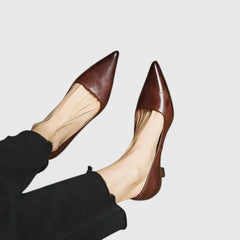 Women's Orthopedic Leather Heels | Elegant Supportive Dress Shoes 5
