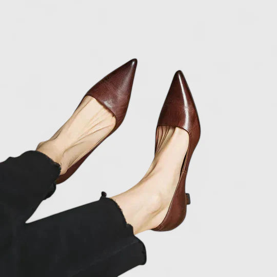 Women's Orthopedic Leather Heels | Elegant Supportive Dress Shoes 5
