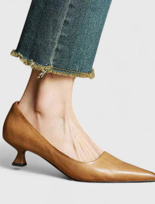 Women's Orthopedic Leather Heels | Elegant Supportive Dress Shoes 7
