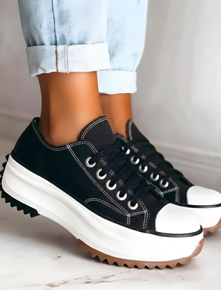 Women's Orthopedic Platform Sneakers | Stylish Chunky Lace-Up Shoes 0