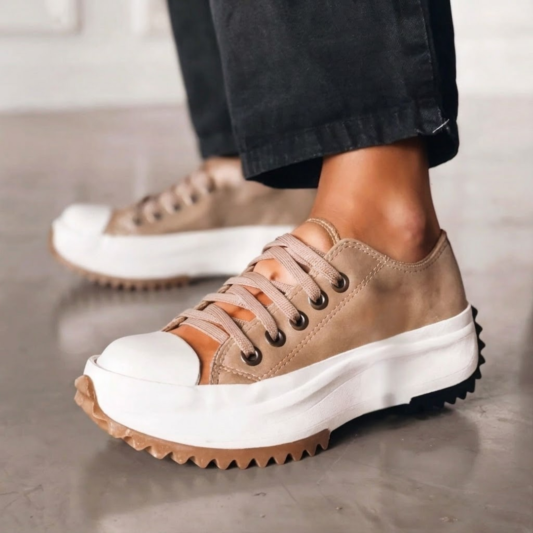 Women's Orthopedic Platform Sneakers | Stylish Chunky Lace-Up Shoes 1